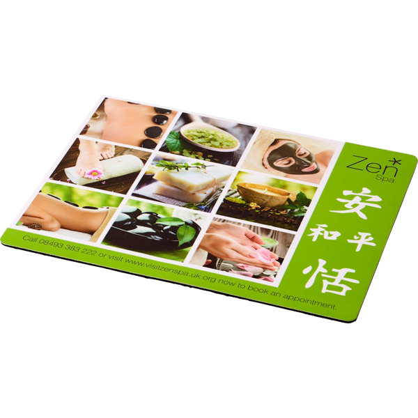 Q-Mat® rectangular mouse mat - Solid black