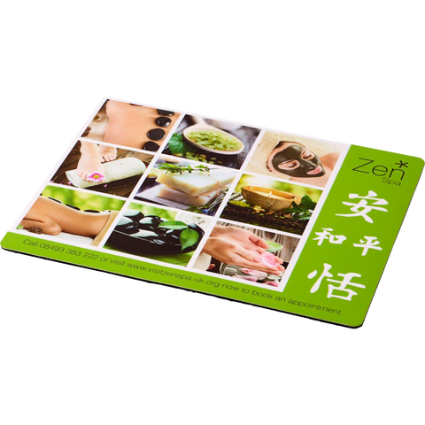 Q-Mat® rectangular mouse mat - Solid black