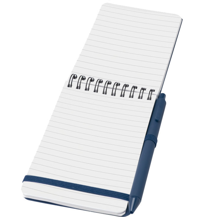 Thalaasa A6 ocean-bound notebook with ballpoint pen