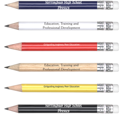 Pencils - Mini Pencils With Eraser  - PG Promotional Items