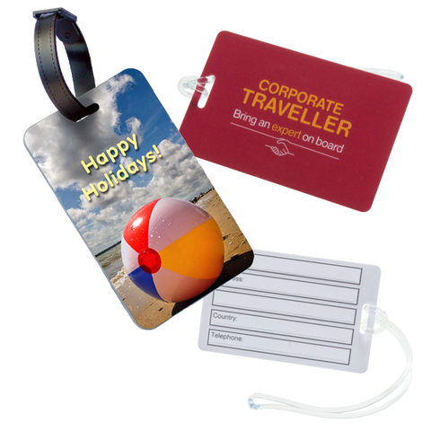 Travel - Plastic Luggage Tags  - PG Promotional Items