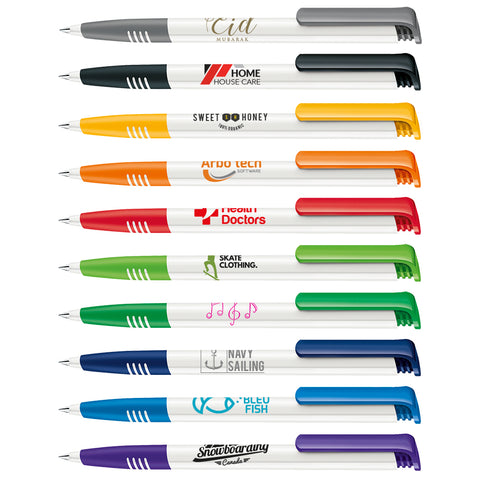 Senator Plastic Pens - Senator® Super Hit With Soft Grips  - PG Promotional Items