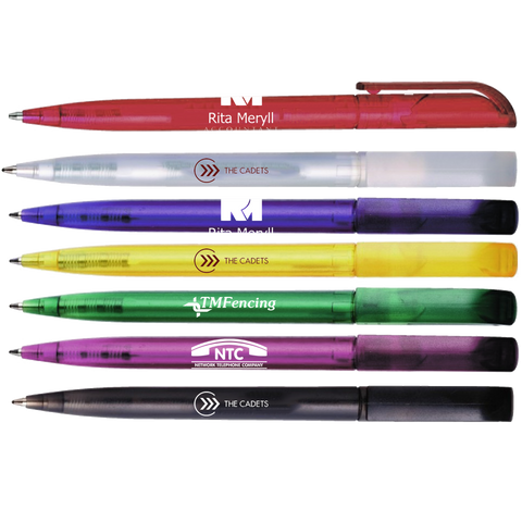 Low cost promotional pens - Espace Frost Ballpens  - PG Promotional Items