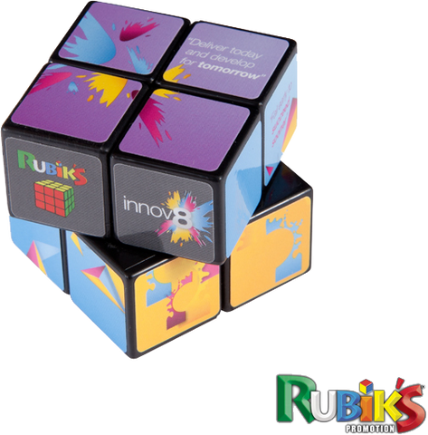 - 2 x 2 Rubiks Cubes - Unprinted sample  - PG Promotional Items