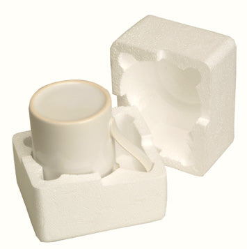 White Styrene Mug Mailers