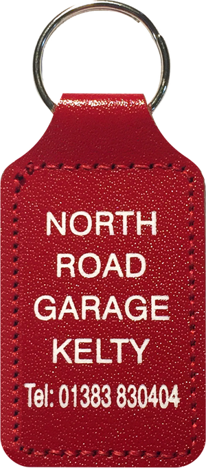 Recycled Leather Keyrings - Square