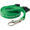 10mm branded flat polyester lanyards - PG Promotional Items UK