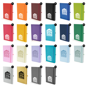 A5 Soft PU Notebooks - Debossed