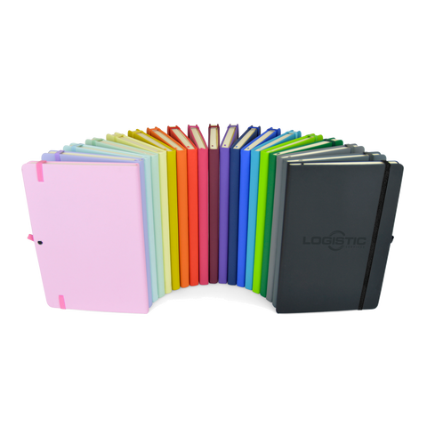 A5 debossed notebooks with your own logo