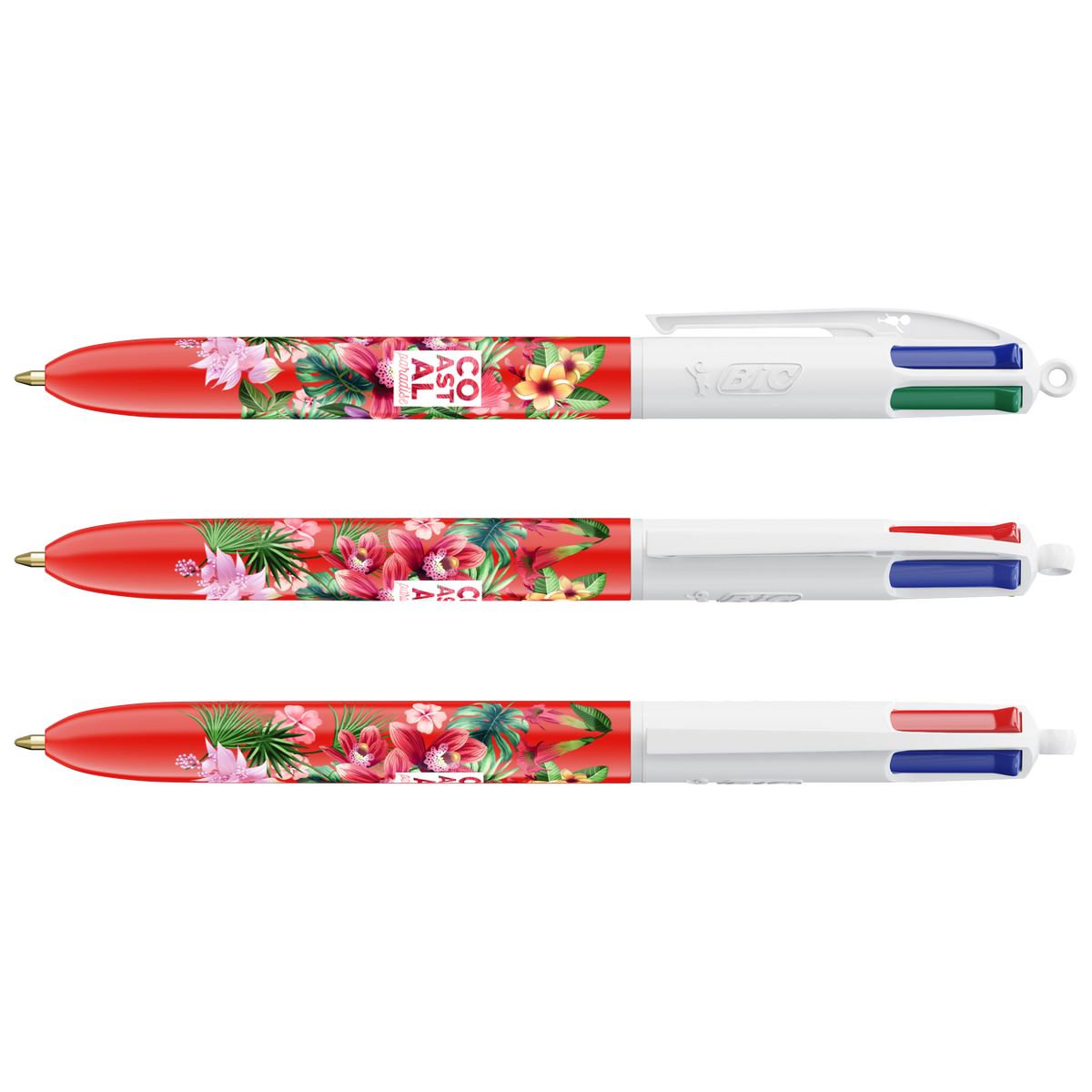 Branded BIC® 4 Colours® ballpen