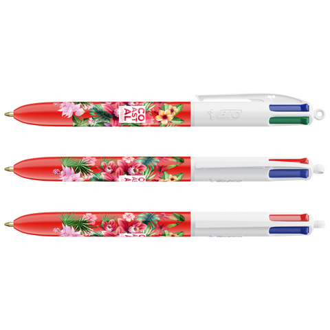 Branded BIC® 4 Colours® ballpen
