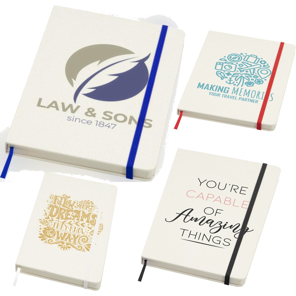 10736553 Bass A5 recycled hard cover notebook with lined pages - PG Promotional Items UK - Branded Notebooks Recycled