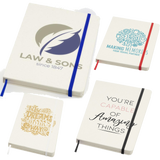 10736553 Bass A5 recycled hard cover notebook with lined pages - PG Promotional Items UK - Branded Notebooks Recycled