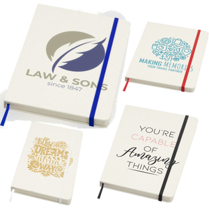 10736553 Bass A5 recycled hard cover notebook with lined pages - PG Promotional Items UK - Branded Notebooks Recycled