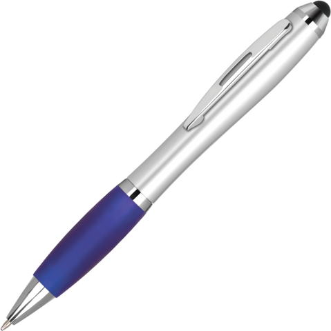Curvy Stylus Pens - Silver