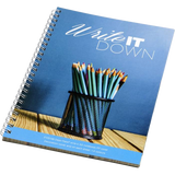 Branded A5 Spiral Notebooks Printed with logo - PG Promotional Items UK
