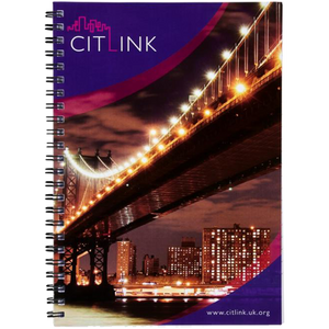 Desk-Mate® A5 spiral notebook