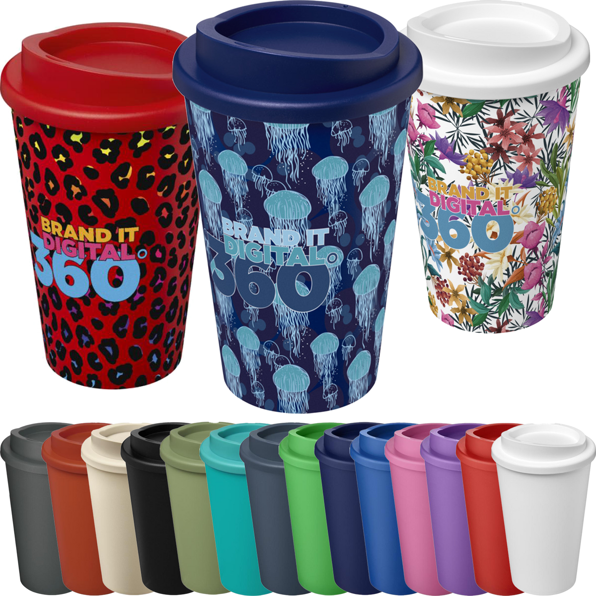 Americano Mugs 350ml Double Insulated 360° Digital