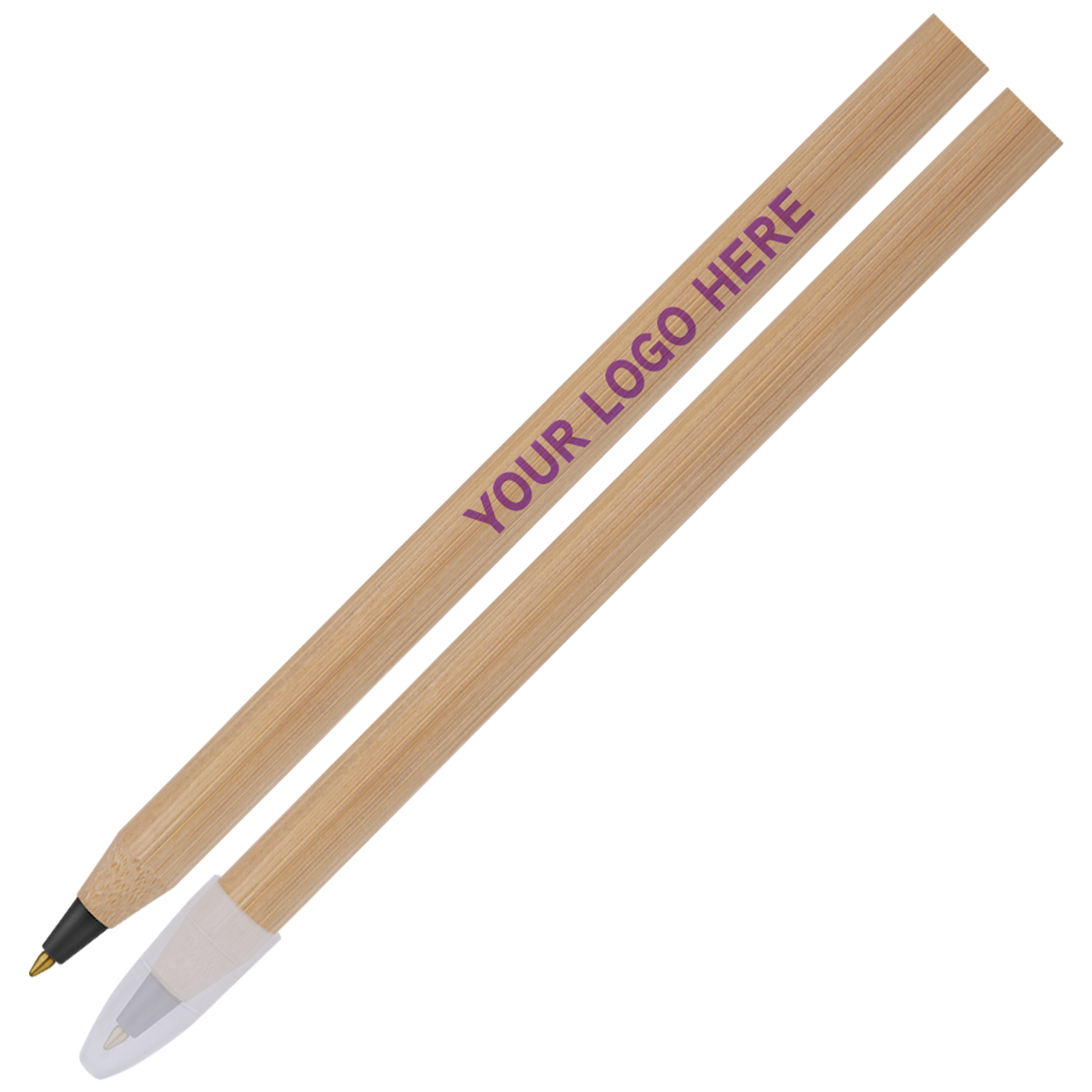 Branded Bamboo Stickpen (Black Ink) - PG Promotional Items