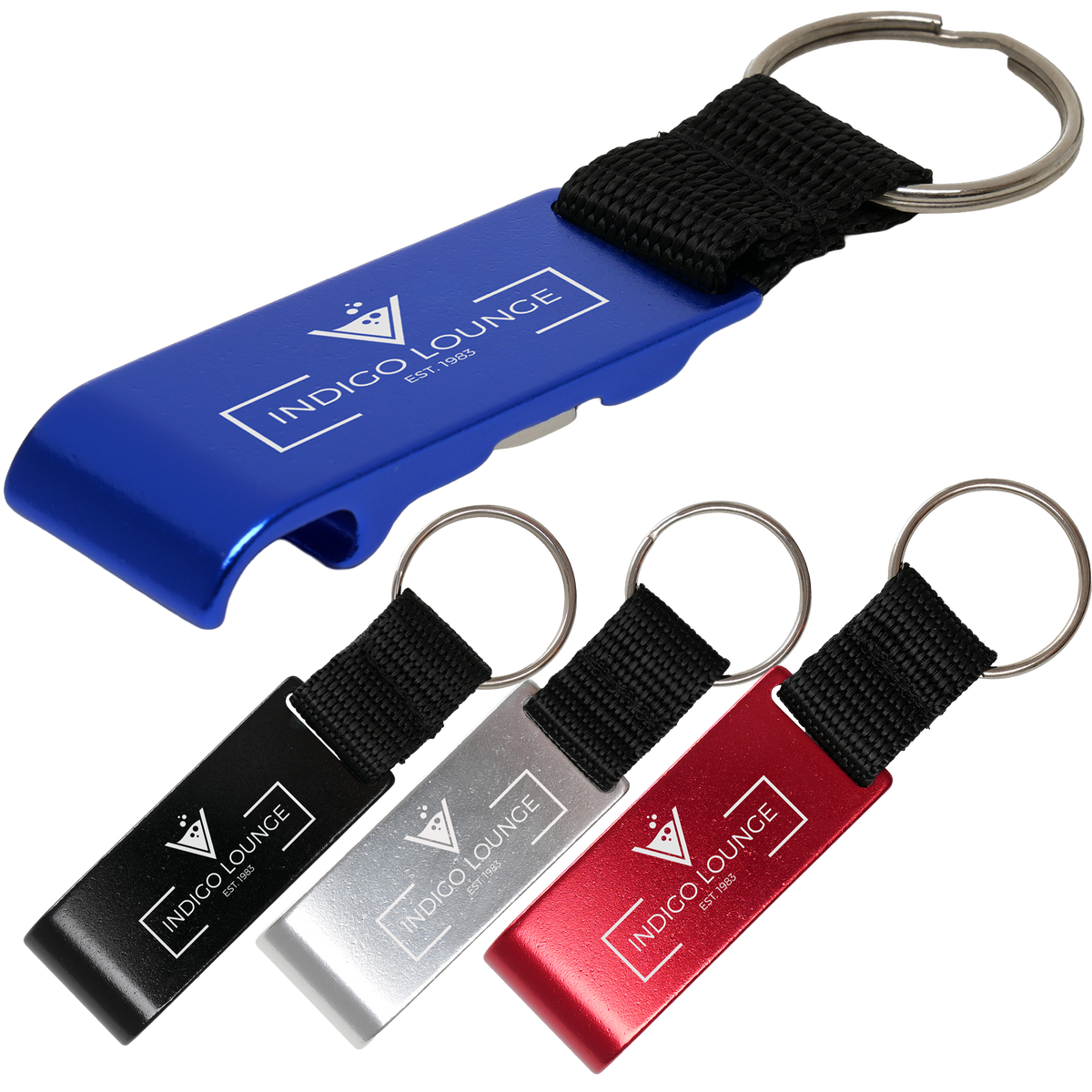 Branded Bottle Opener Trolley Keyring - PG Promotional Items