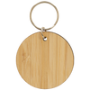 Circular Bamboo Keyring