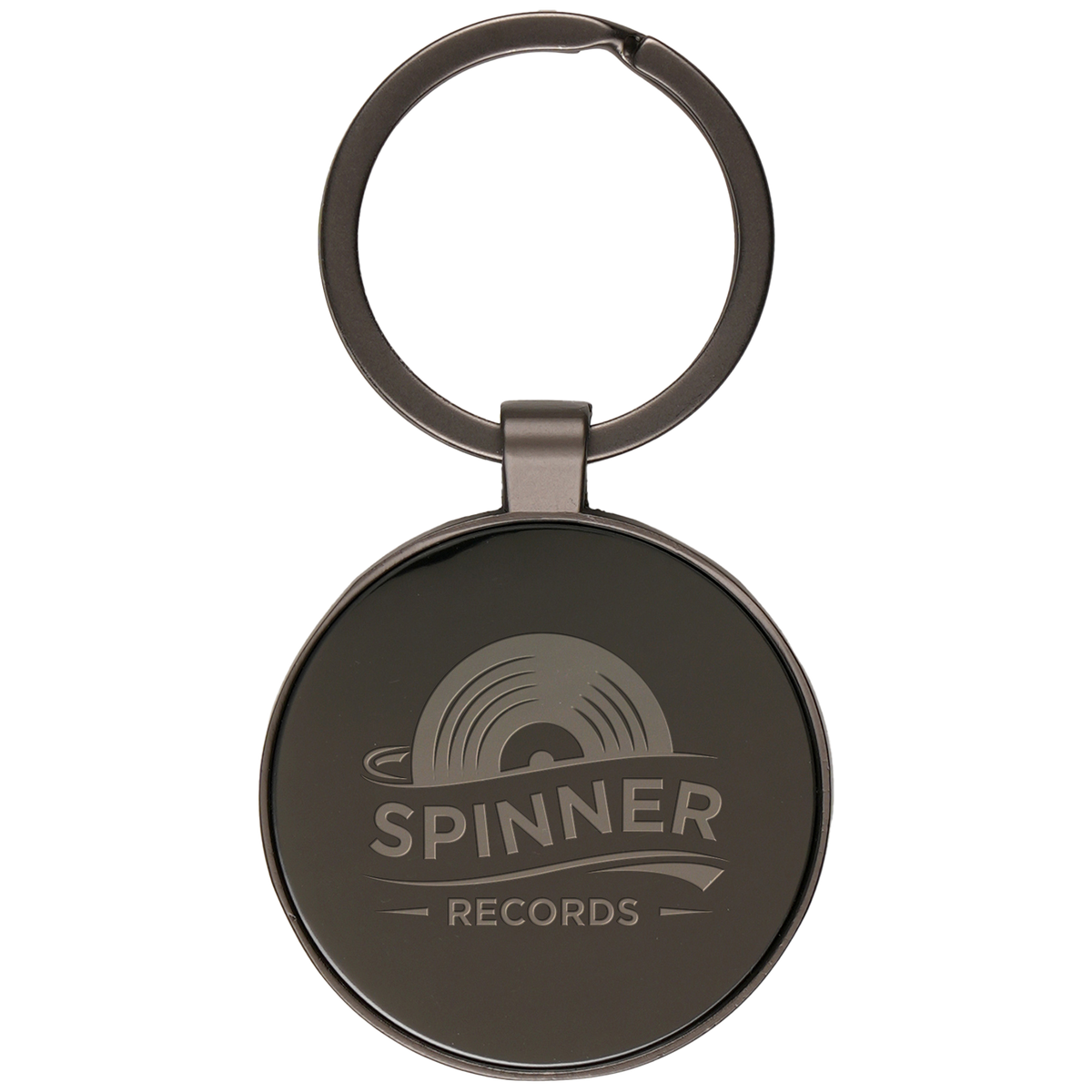 Branded Circular Sleek Keyrings UK, PG Promotional Items