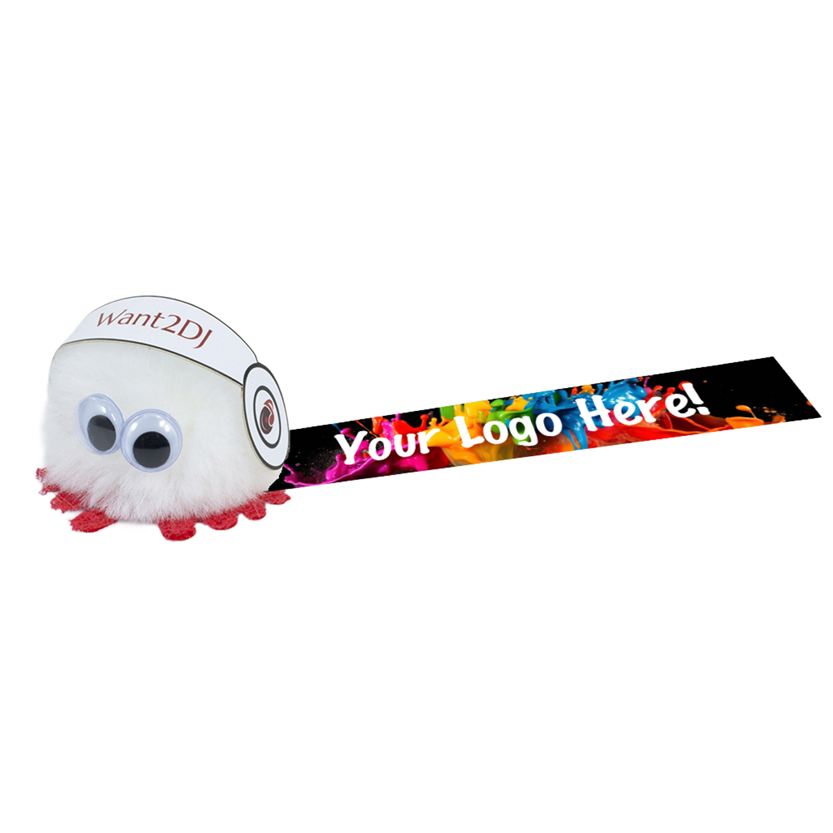 Branded DJ Logobugs - Soft Hatter Bugs branded