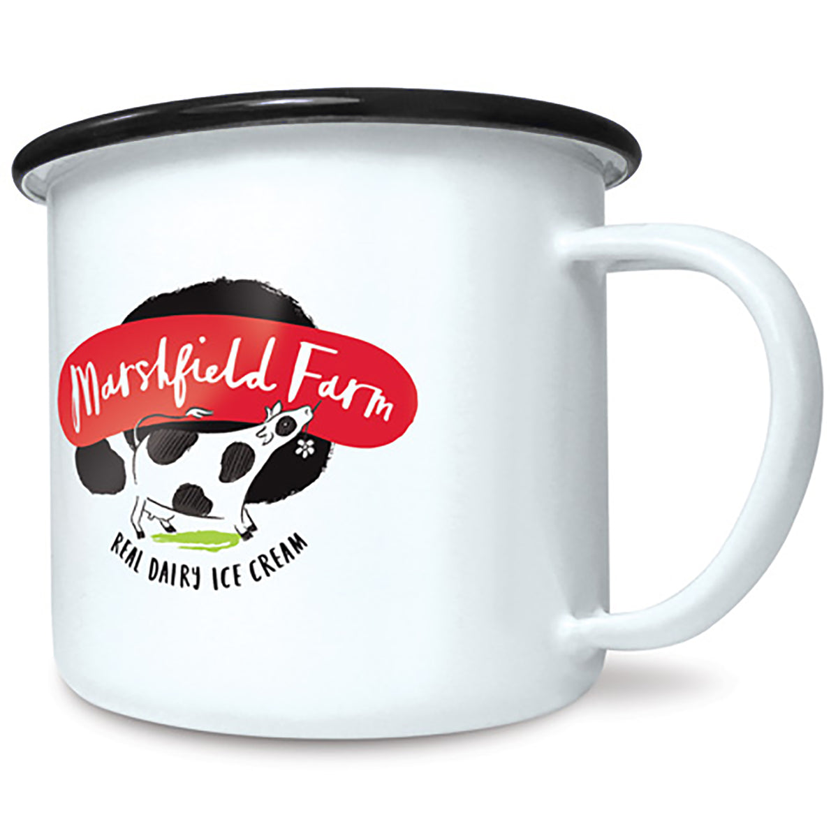 10oz Enamel Mugs - White