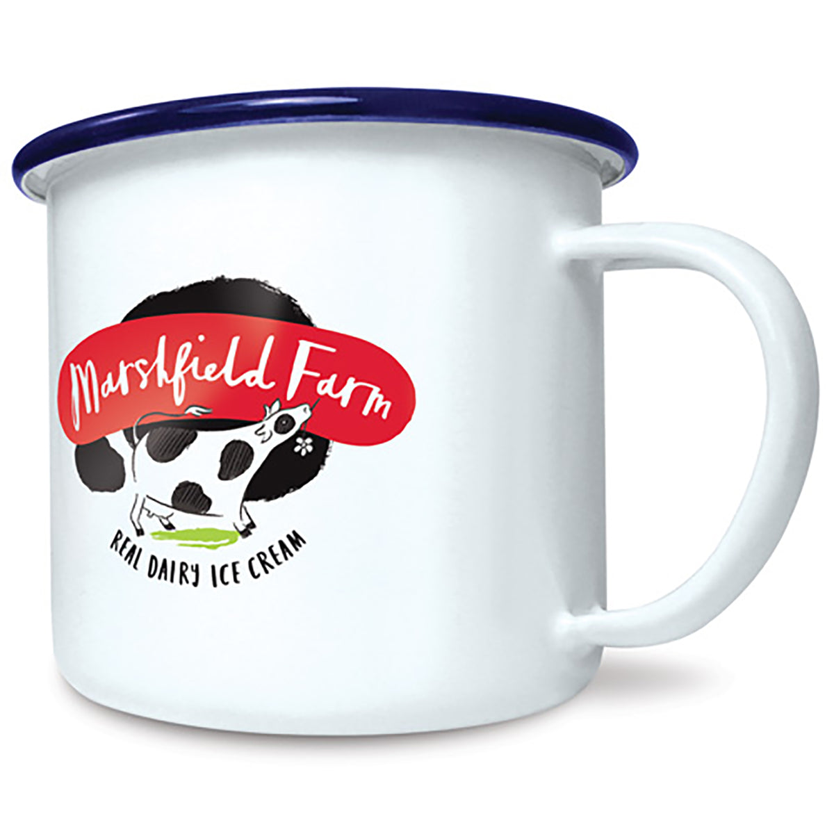 10oz Enamel Mugs - White