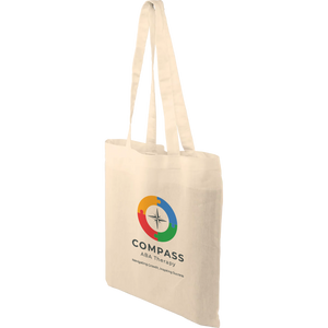 Branded Kingsbridge 5oz GRS Recycled Tote Bag (Natural)