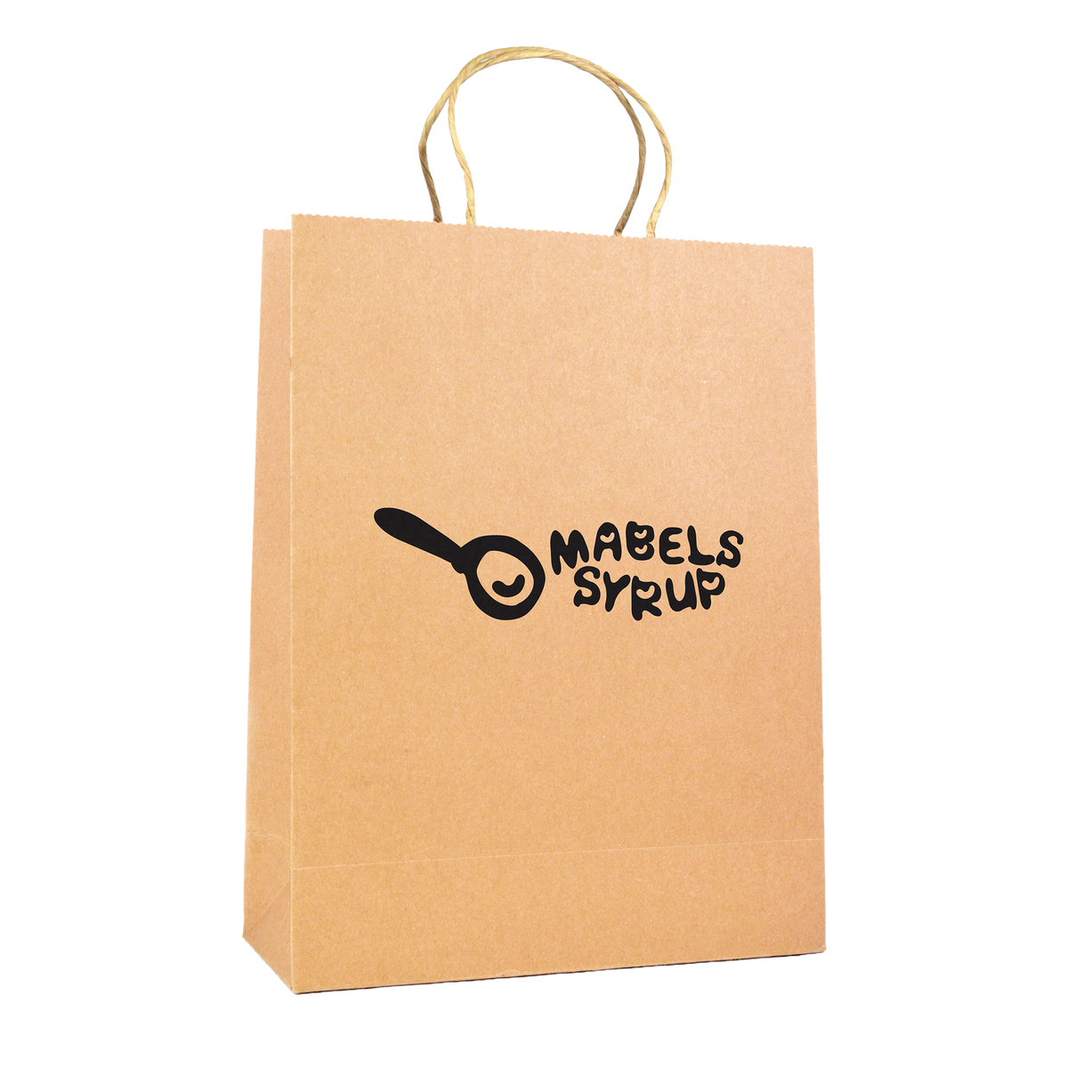Branded Large Natural Kraft Paper Bags
