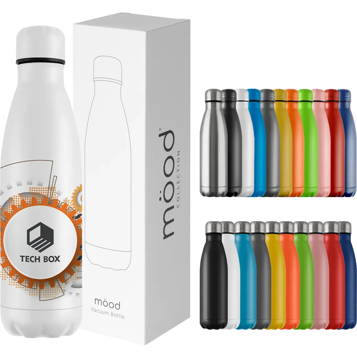 Branded Mood Vacuum Bottle - Powder coated (500ml) - PG Promotional Items