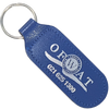 branded Recycled Leather Keyrings Oblong PG Promotional Items