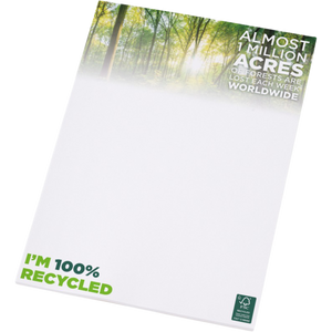 Branded Desk-Mate® A4 recycled notepad, PG Promotional Items UK