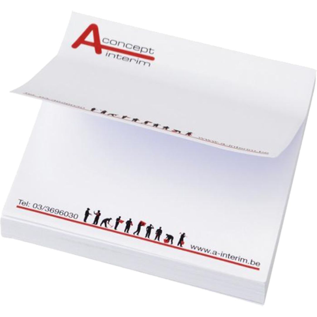 Branded 75mm x 75mm Square Sticky-Mate® - PG Promotional Items