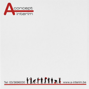 Branded 75mm x 75mm Square Sticky -Mate® flat - PG Promotional Items