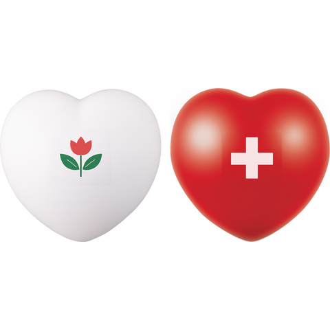 Branded Stress Heart Stress Balls UK, PG Promotional Items