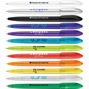 Branded Supersaver Twist Frost Pens - PG Promotional tems