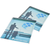 Branded Desk-Mate® wire-o A5 notebook PP cover. PG Promotional Items