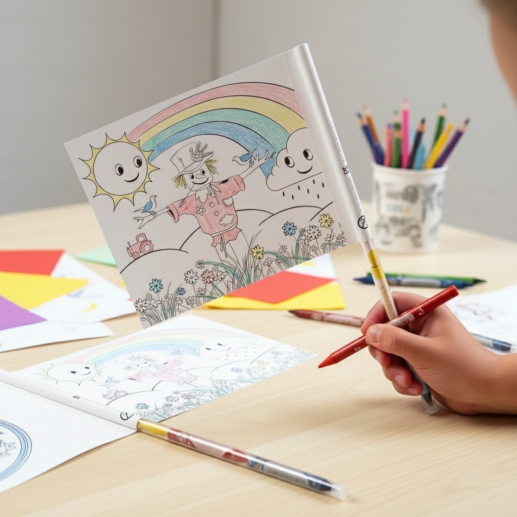 Branded Doodleflag® Colouring-In Flags