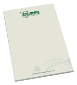 branded eco a5 notepads