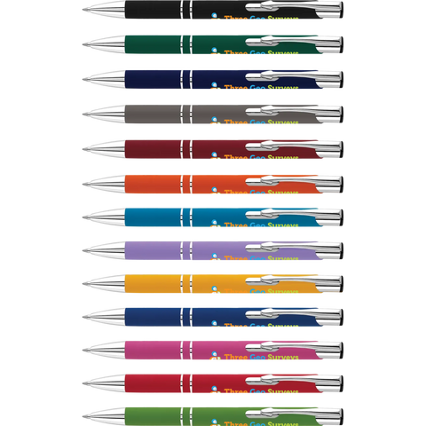 Electra Classic Soft GRS, Soft Pens Printed with logo UK