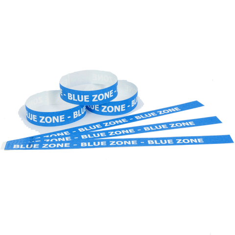 Branded event wristbands, printed arena bands