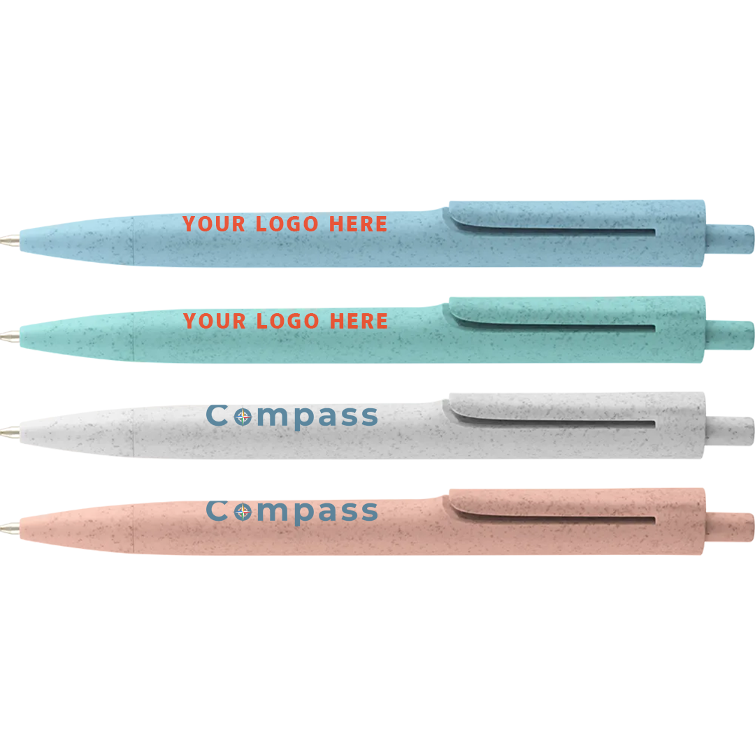 Branded Jackstraw Wheatstraw Pens