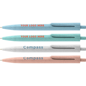 Branded Jackstraw Wheatstraw Pens