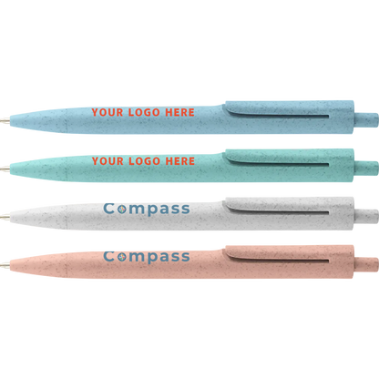 Branded Jackstraw Wheatstraw Pens