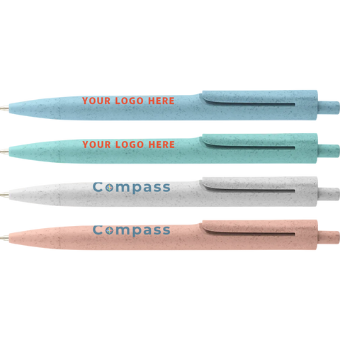Branded Jackstraw Wheatstraw Pens