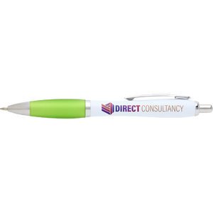 Curvy Nash Recycled Pens - White