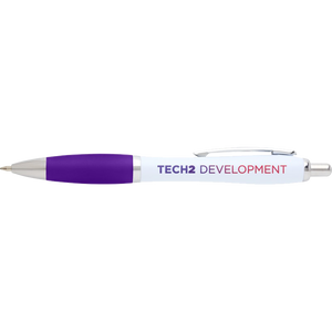 Curvy Nash Recycled Pens - White