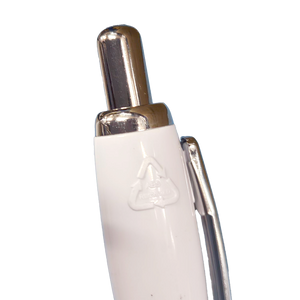 Curvy Nash Recycled Pens - White - PG Promotional Items